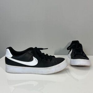 Nike Court Royale AC Leather Black/White Size 7